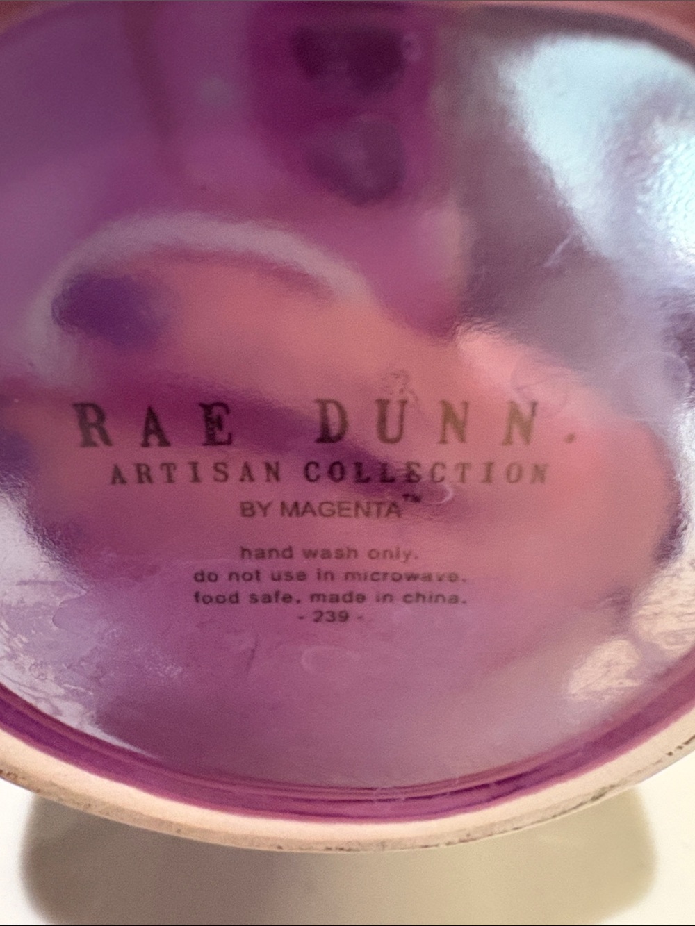 Rae Dunn Iridescent Purple 'Drink Up Witches' Mug - Picture 3 of 5